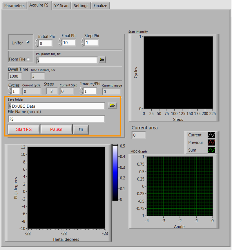 LabVIEW GUI FS File Save